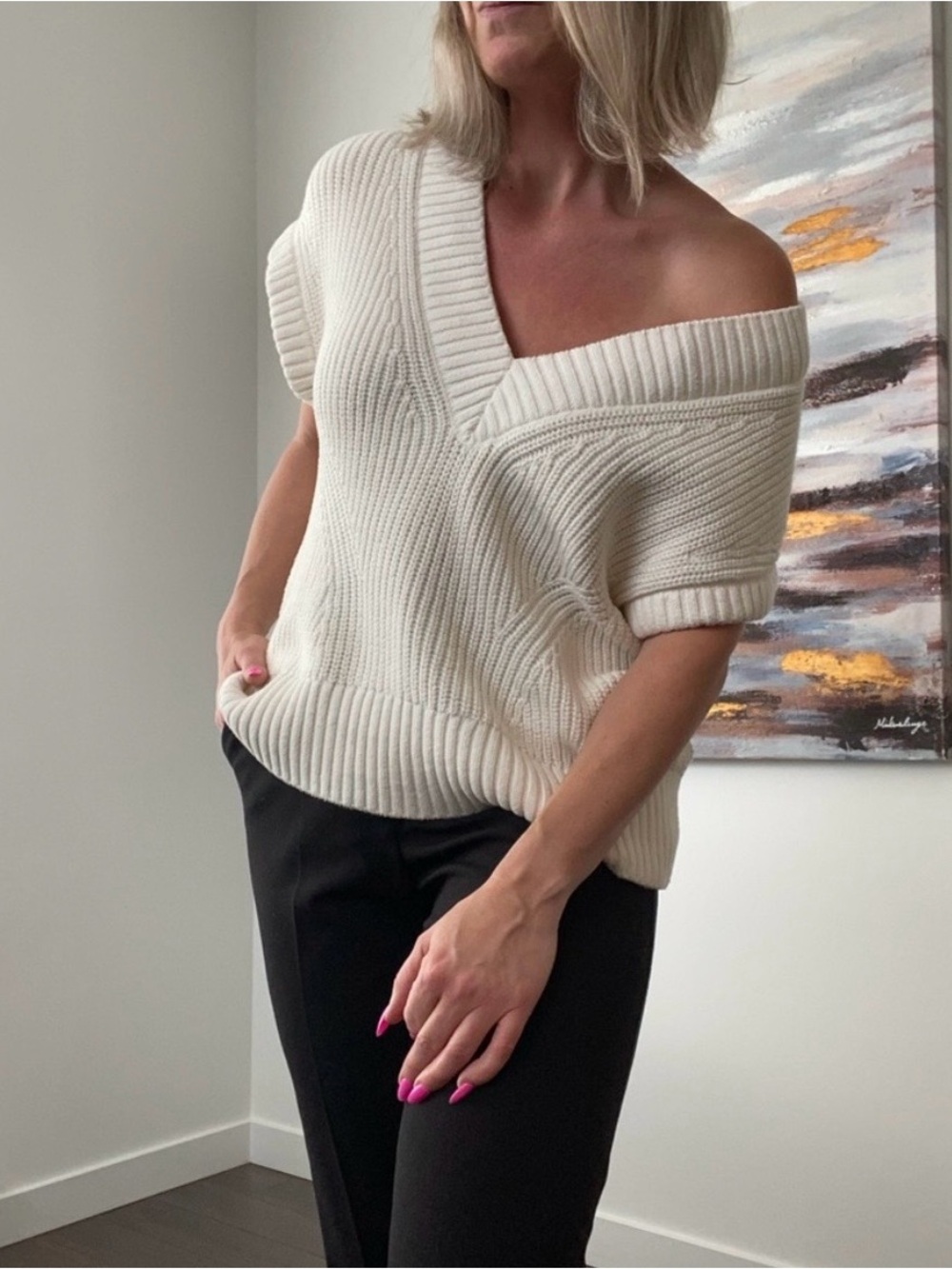 BANANA REPUBLIC Preppy Knitted Sweater Vest